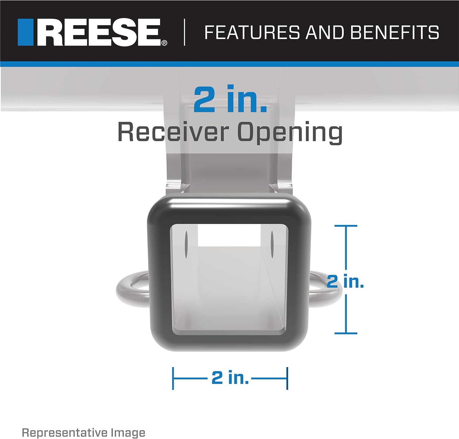 サトです サトです Reese Towpower 44656クラスIII custom-fit Hitch with 2 
